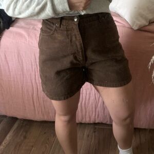 Vintage Brown Women's Shorts